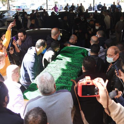 جنازة جالا فهمي