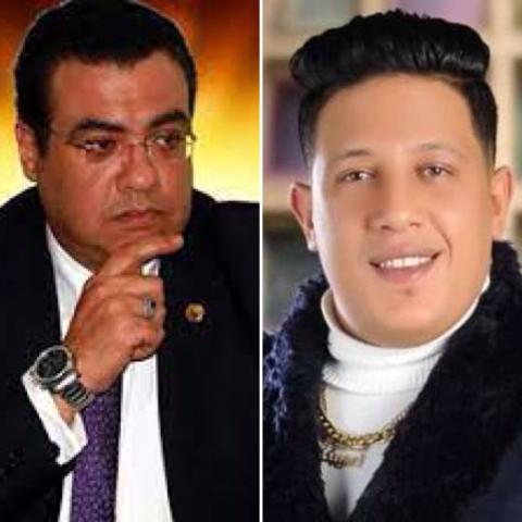 حمو بيكا وأحمد رمضان - صورة معدلة من السوشيال ميديا