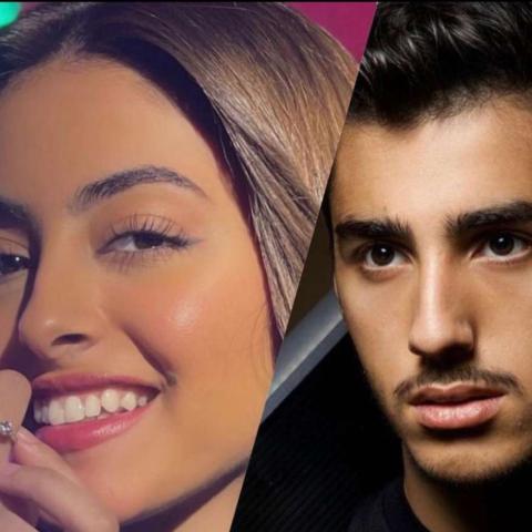 طلال باسم وجود عزيز - صورة من السوشيال ميديا