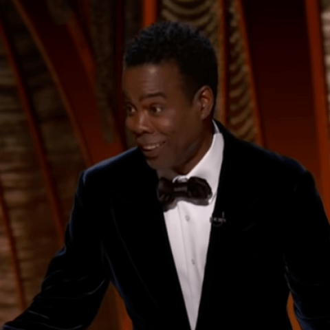 كريس روك في ليلة الأوسكار- الصورة من الفيديو