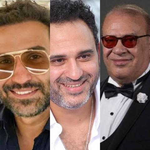 صلاح عبد الله وأكرم حسني وأحمد فهمي