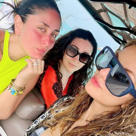 كارينا كابور ، كاريشما كابور ، ناتاشا بوناوالا من المالديف