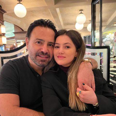 عاصي الحلاني مع ابنته دانا - صورة من إنستغرام