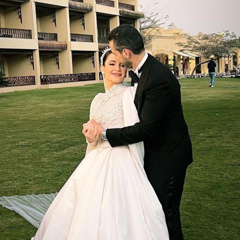 شام الذهبي وزوجها أحمد هلال