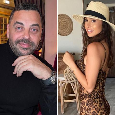 نيكول سعفان وطارق العريان - صورة معدلة من السوشيال ميديا