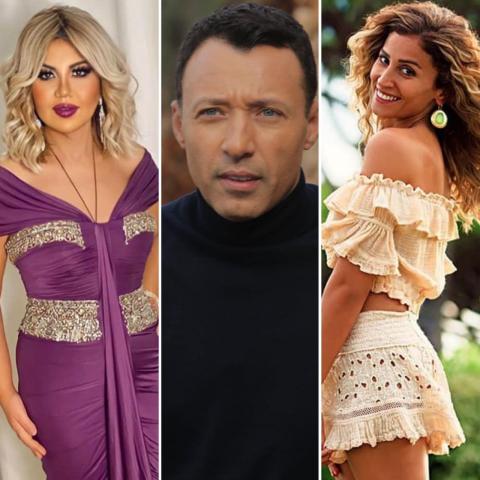 دينا الشربيني وأحمد فهمي وبوسي شلبي - صورة معدلة من السوشيال ميديا