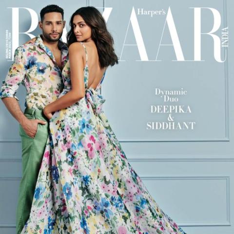 سيدانت شاتورفيدي  و ديبيكا بادوكون - صورة من تويتر