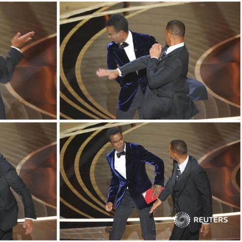 ويل سميث وكريس روك - صورة من حساب @reuterspictures على تويتر