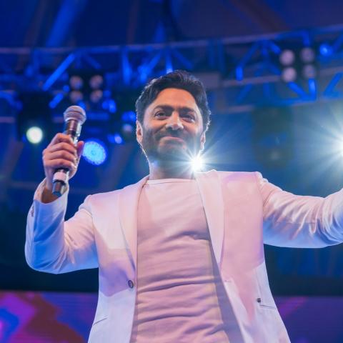 تامر حسني في القرية العالمية