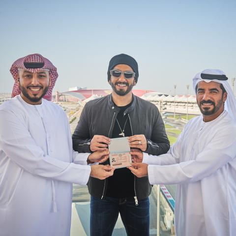 رانفير سينغ يحصل على الإقامة الذهبية في دولة الإمارات