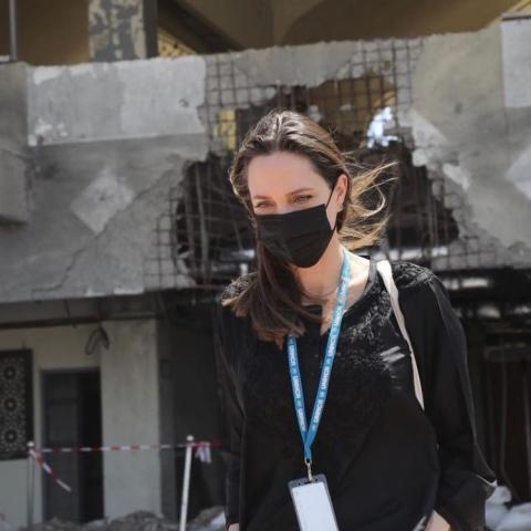 أنجلينا جولي في اليمن - صورة من إنستغرام