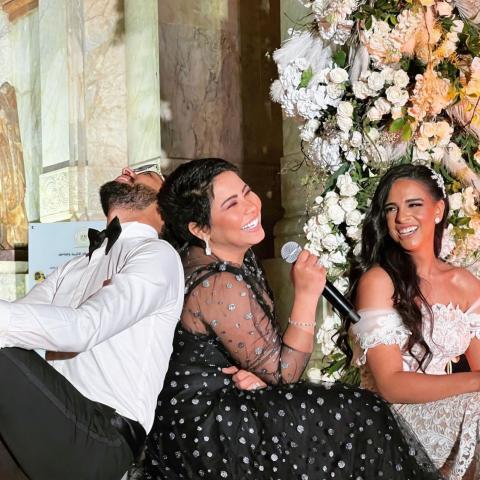 شيرين من حفل زفاف أحد معجبيها أحمد راشد