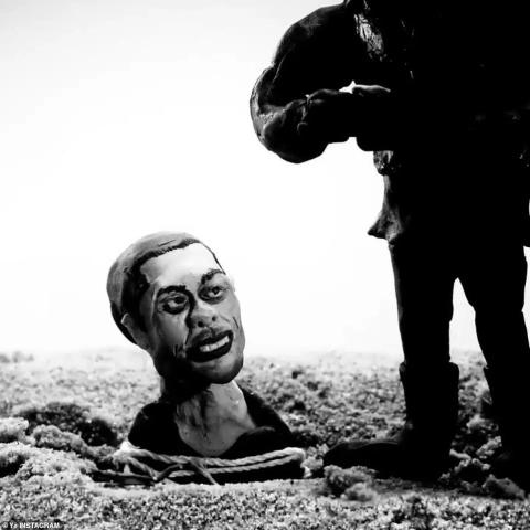 صورة من كليب كاني ويست