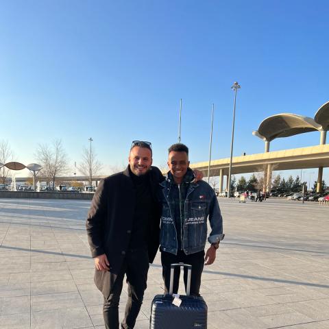 أبو فلة وعمر حميدات- صورة من انستغرام