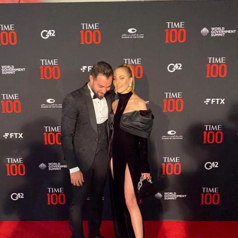 مريم أوزرلي وباسل الزارو مفاجأة حفل الـ Time 100  في دبي
