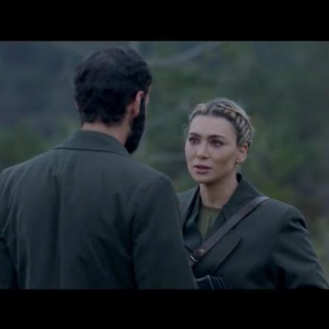 ستيفاني صليبا وسعود بو شهري من مسلسل &quot;سنوات الجريش&quot;