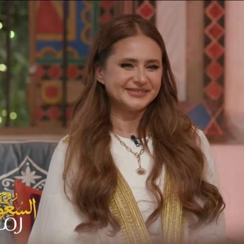 نيللي كريم - صورة من برنامج ليالي رمضان