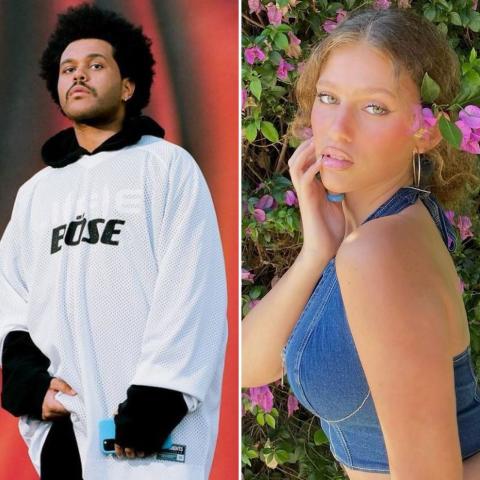 اليانا وذا ويكند - صورة معدلة من السوشيال ميديا