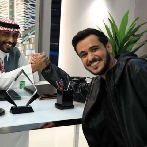 عايض يوسف وحبيب الحبيب - صورة من تويتر