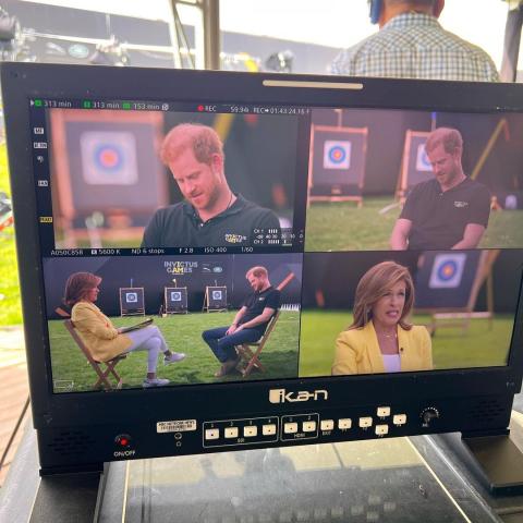 الأمير هاري وهدى قطب- انستغرام @hodakotb