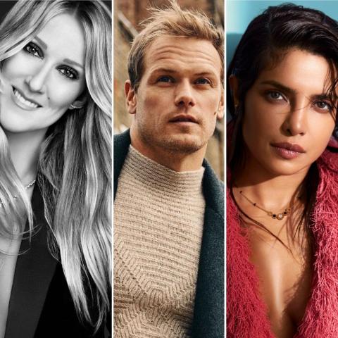 سام هيوين وبريانكا شوبرا وسيلين ديون