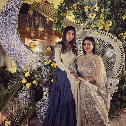 لجين عمران وأسيل - الصورة من انستغرام @Aseel