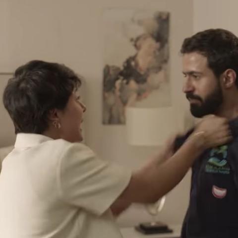 فرح الصراف وناصر الدوسري - صورة معدلة من السوشيال ميديا