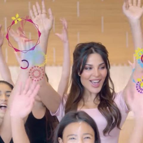 نادين نجيم من اعلان زين للاتصالات