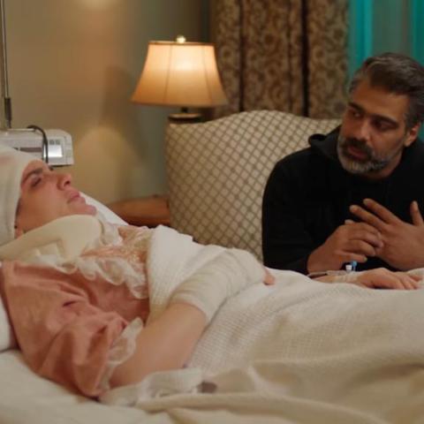 شيخة وعبدالعزيز في حضرة الموقف