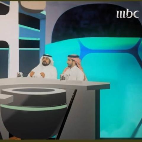 تقليد خالد الشنيف مقدم ملعب SBC و اللاعب محمد نور في ستوديو 22