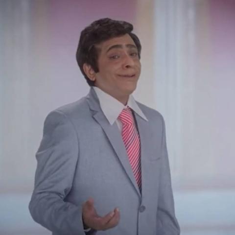 حبيب الحبيب خلال تقليده للراحل فريد الأطرش