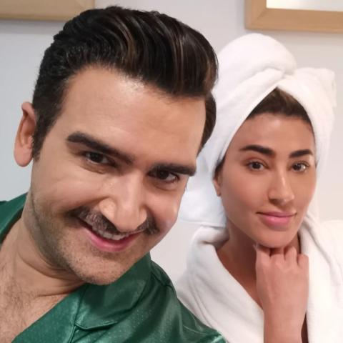 ليلى عبدالله وأحمد إيراج - صورة من انستغرام