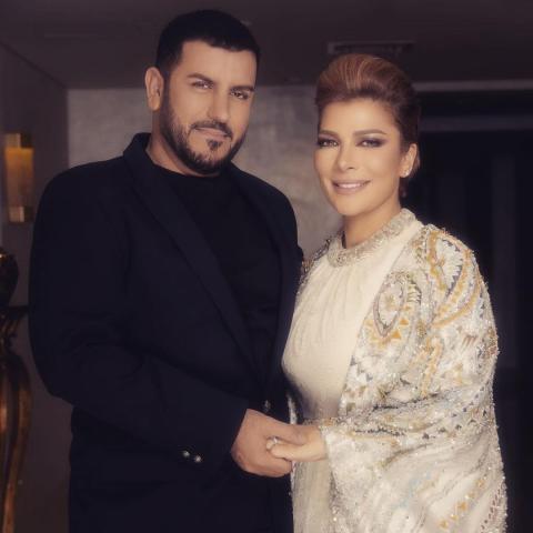 أصالة وزوجها فائق حسن - صورة من انستقرام