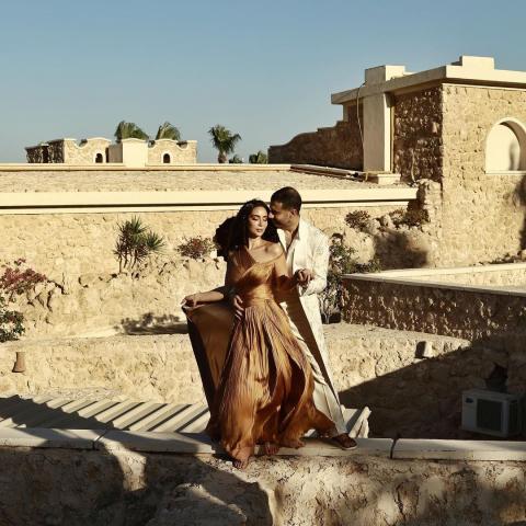 بسنت شوقي ومحمد فراج - صورة من انستقرام Al Sagheer Salons