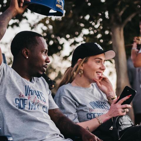 أديل وريتش بول -انستغرام @adele