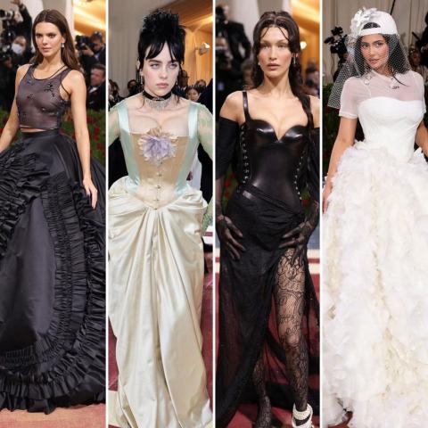 اطلالات النجمات في حفل ميت غالا 2022 - صورة معدلة من السوشيال ميديا