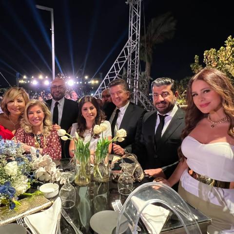 زفاف  ابنة مدحت العدل