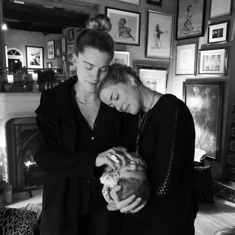 ويتني وأمبر هيرد- انستغرام @whitheard