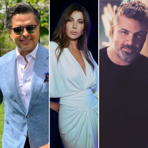 فارس كرم ونانسي عجرم وراغب علامة