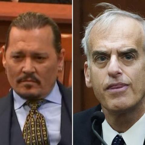 ديفيد آر شبيجل وجوني ديب - صورة معدلة من السوشيال ميديا