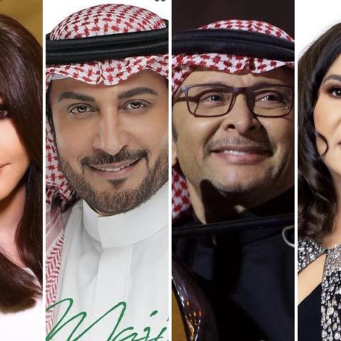 النجوم يعايدون الجمهور بعيد الفطر بأغاني جديدة