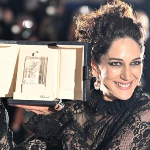زار أمير إبراهيمي - صورة من حساب @Festival_Cannes على تويتر