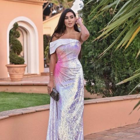 ياسمين صبري بإطلالة مميزة في مهرجان كان السينمائي