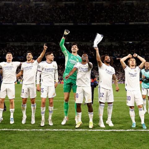 فريق ريال مدريد - الصورة من انستغرام