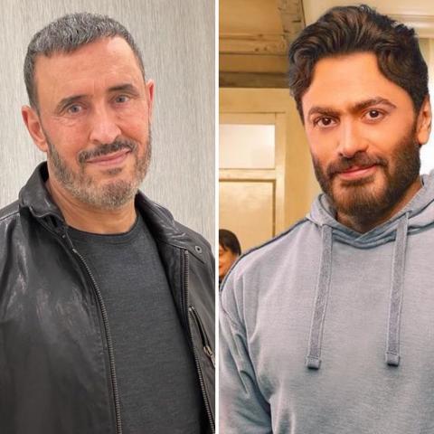 كاظم الساهر وتامر حسني