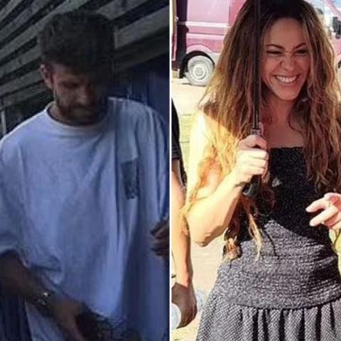 شاكيرا و بيكيه - صورة معدلة من السوشيال ميديا