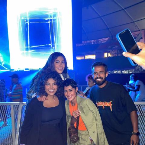 ليلى عبدالله وناصر الدوسري ولولوة الملا وفرح الصراف - صورة من انستقرام