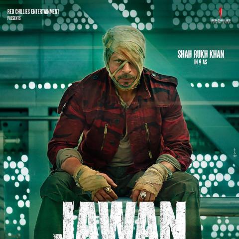 شاروخان من بوستر فيلم jawan