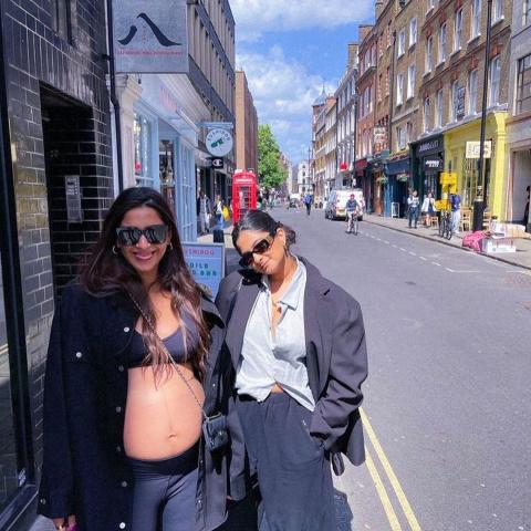 سونام وريا كابور من رحلتهما إلى لندن - صورة من انستقرام
