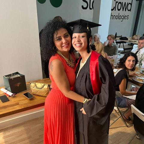 رانيا يوسف مع ابنتها نانسي - صورة من انستقرام